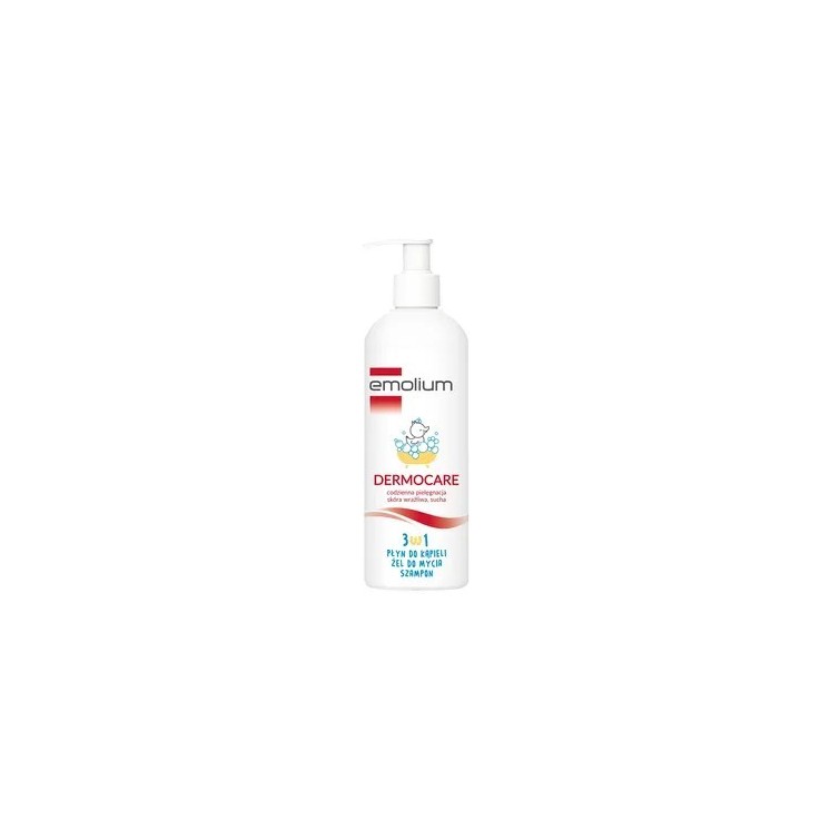 Emolium Dermocare 3in1 Bath foam, Washing gel, Hair shampoo for babies 400 ml