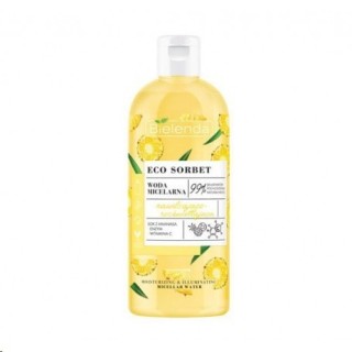 Bielenda ECO SORBET Hydraterend en verhelderend micellair water Ananas 500 ml