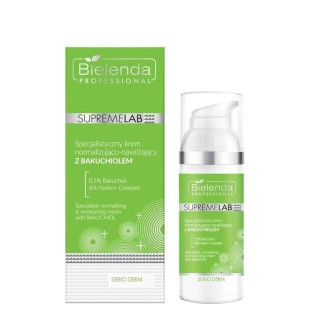 Bielenda Professional SUPREMELAB Sebio Derm Specialist нормалізуючий і зволожуючий крем з бакухіолом 50 мл