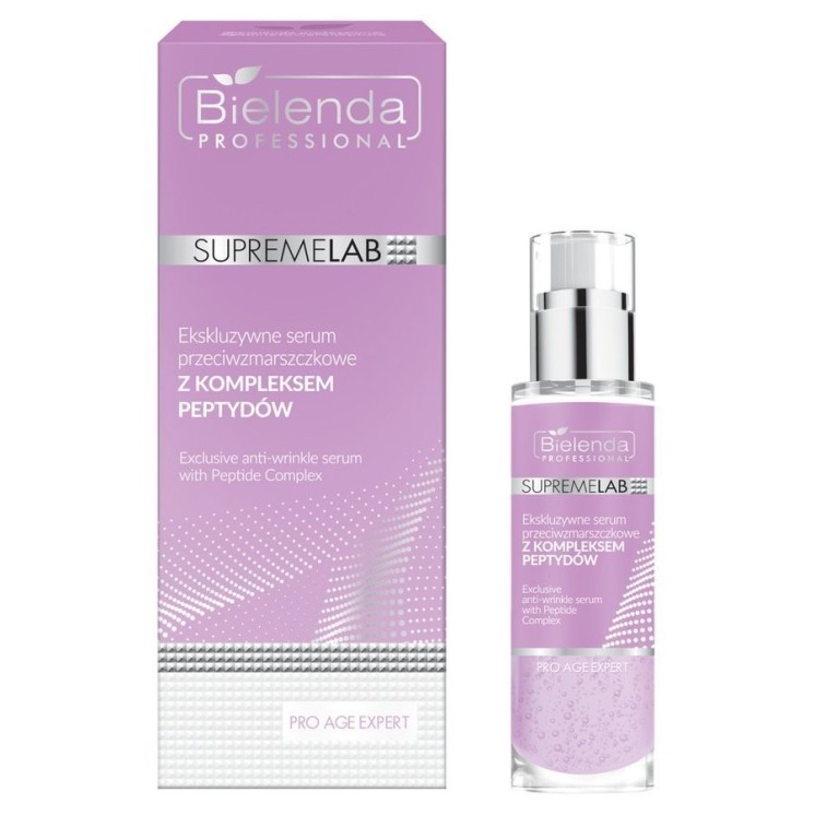 Bielenda Professional SUPREMELAB Pro Age Expert Exclusive Serum проти зморшок з пептидним комплексом 30 г