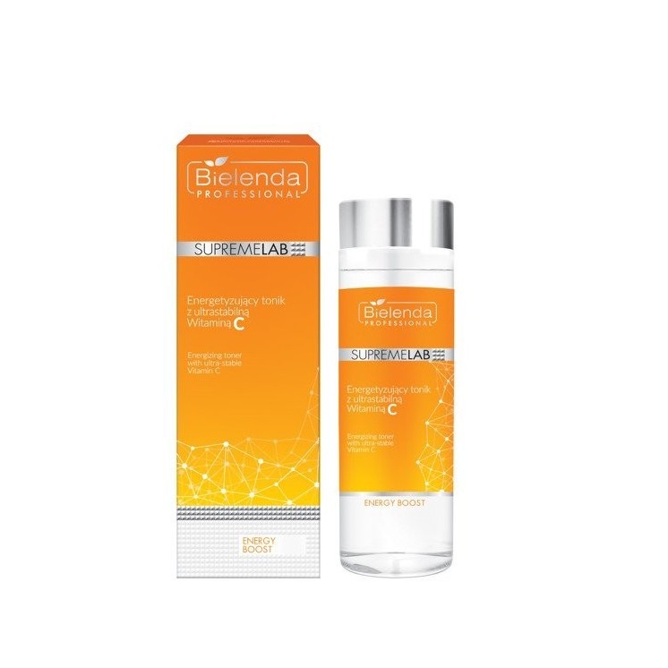 Bielenda Professional SUPREMELAB Energy Boost Tonik energetyzujący z ultrastabilną Witaminą C 200 ml