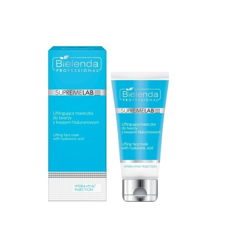 Bielenda Professional SUPREMELAB Hydra-Hyal2 Maseczka do twarzy liftingująca z kwasem hialuronowym 70 ml