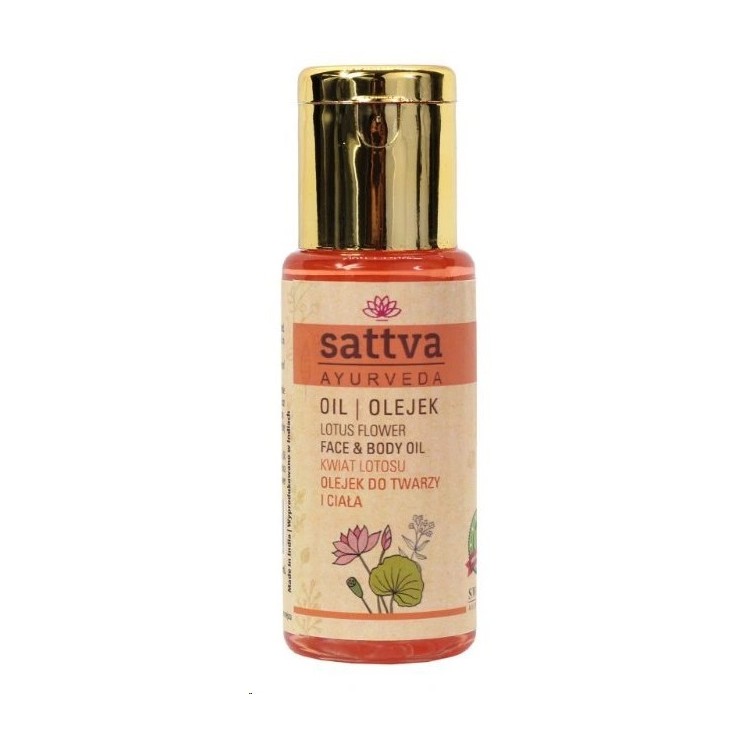 Sattva Ayurveda Olejek do twarzy i ciała Kwiat Lotosu 50 ml