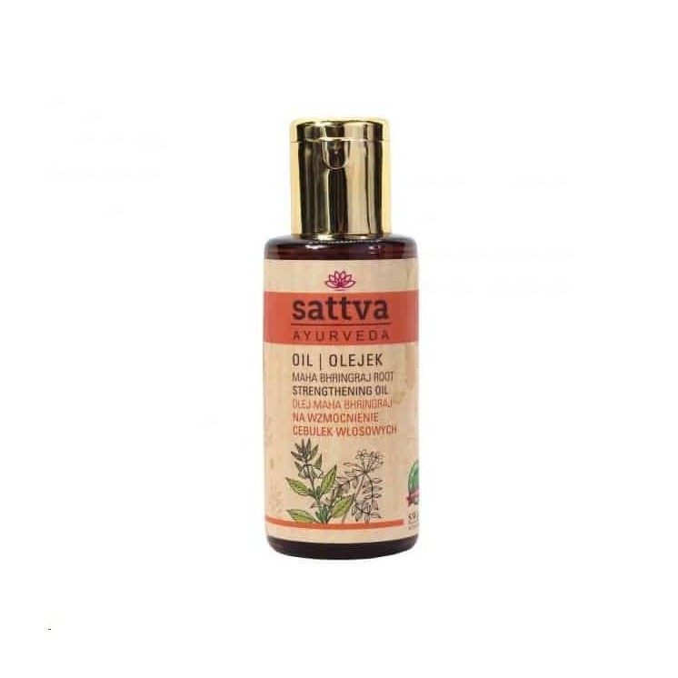 Sattva Ayurveda Olej Maha Bhringraj na wzmocnienie cebulek włosowych 100 ml
