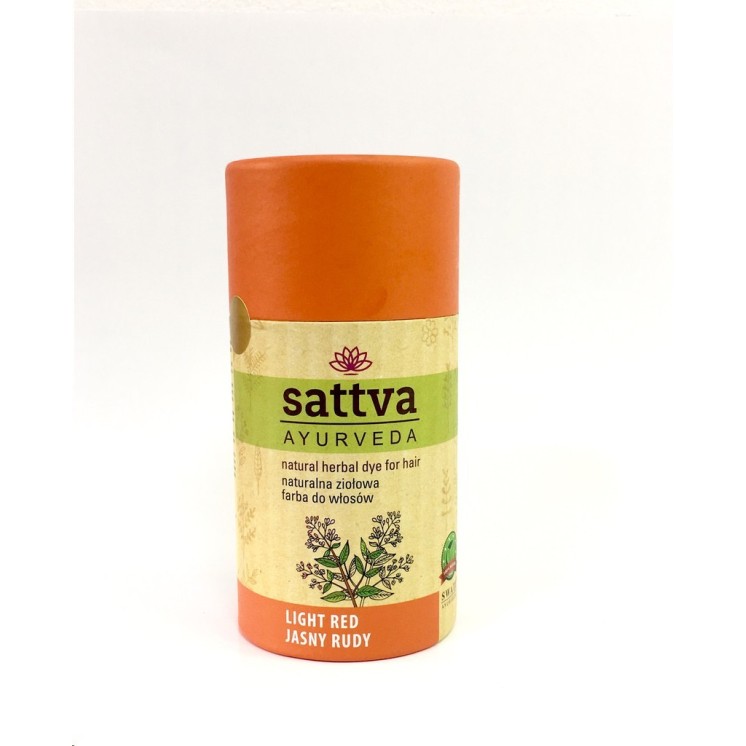 Фарба для волосся Sattva Ayurveda Natural Herbal Light Red 150 г
