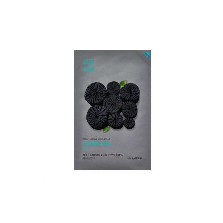Holika Holika Pure Essence Mask Sheet - Gezichtsmasker met houtskoolextract 23 g