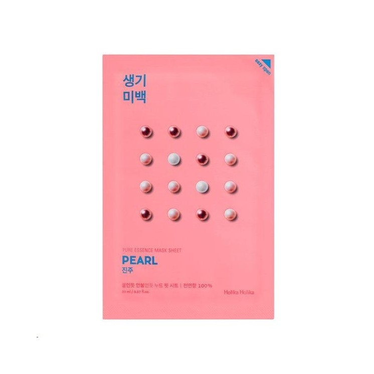 Holika Holika Pure Essence Mask Sheet - Maseczka do twarzy w płacie z ekstraktem z Pereł 23 g