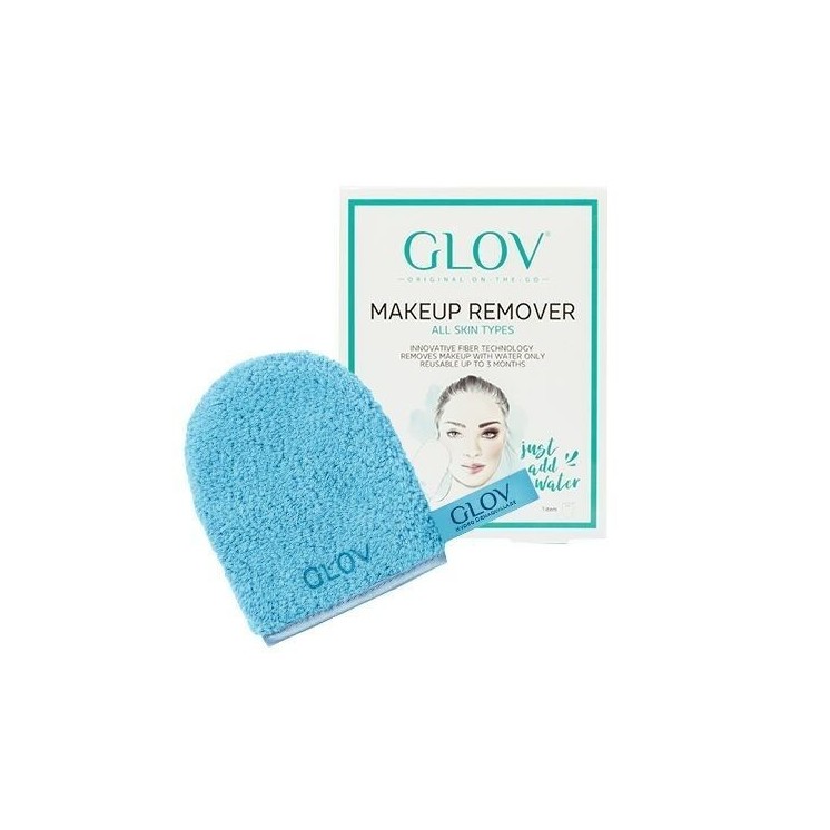GLOV on-the-go Make-up removal glove Bouncy Blue 1 piece
