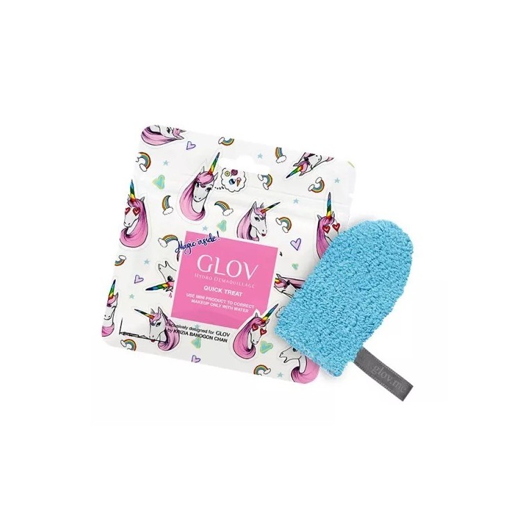 GLOV Quick Treat Rękawica do demakijażu Bouncy Blue 1 sztuka
