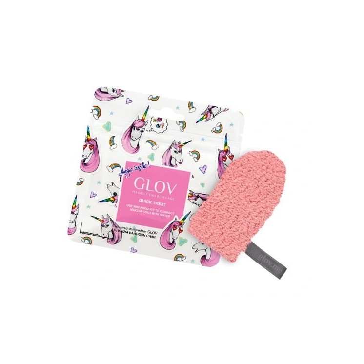 GLOV Quick Treat Cheeky Peach make-up verwijderingshandschoen 1 stuk