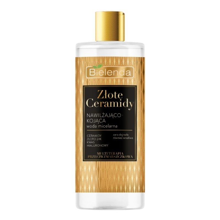 Bielenda ZŁOTE CERAMIDY Woda micelarna nawilżająco-kojąca 500 ml