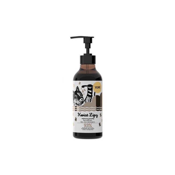 YOPE Żel pod prysznic Kwiat Lipy 400 ml