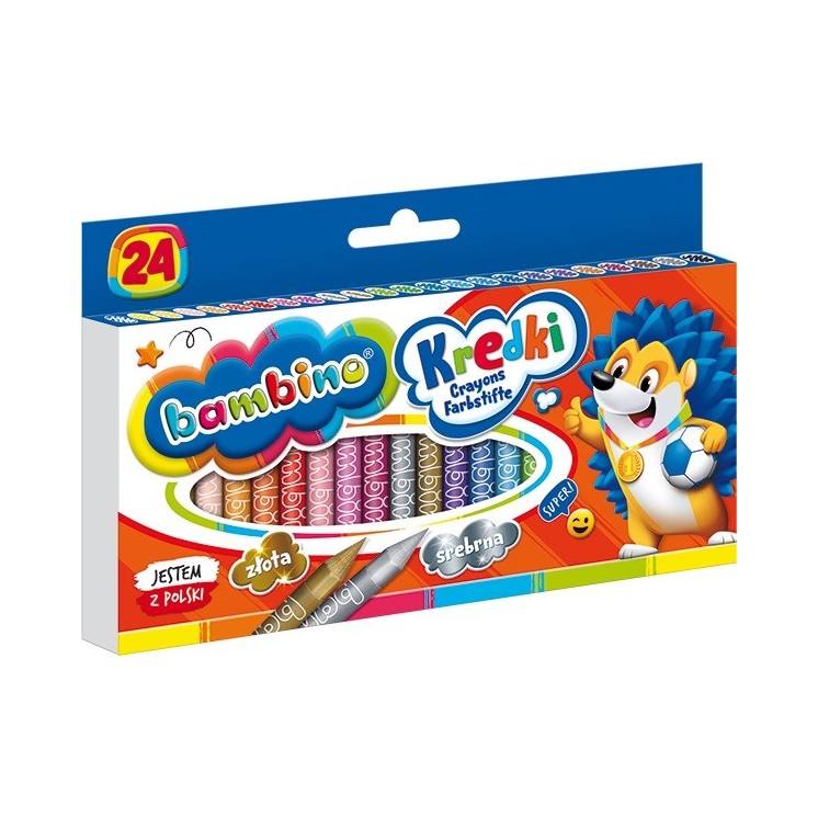 BAMBINO Kredki 24 kolory