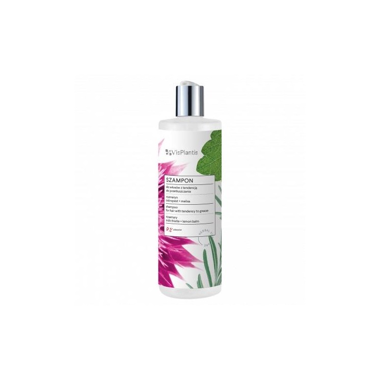 Vis Plantis Shampoo for oily hair Rosemary, Milk Thistle and Melissa 400 ml
