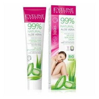 Eveline 99% Natural Aloe Vera Ультраніжний набір для депіляції обличчя та підборіддя 20 мл