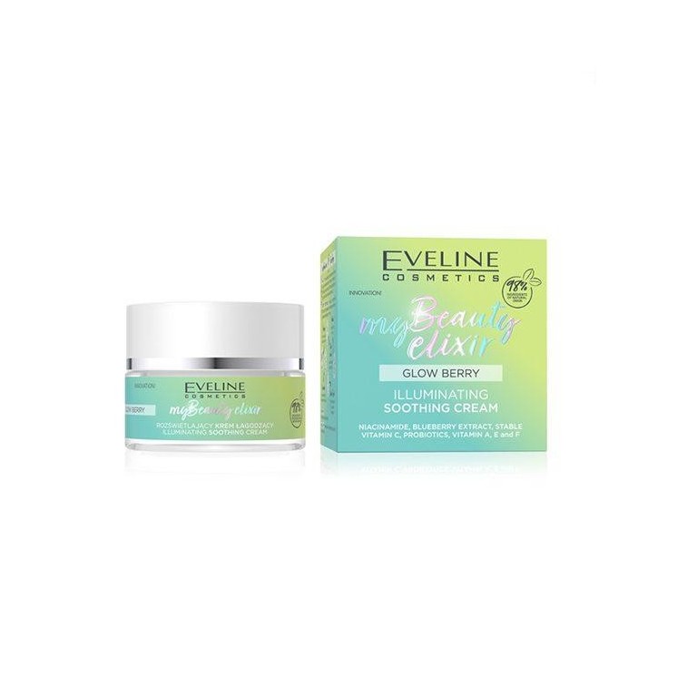 Eveline my Beauty Elixir rozświetlający Krem do twarzy łagodzący 50 ml