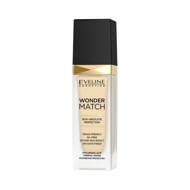 Eveline Wonder Match Luksusowy Podkład dopasowujący się /16/ Light Beige 30 ml