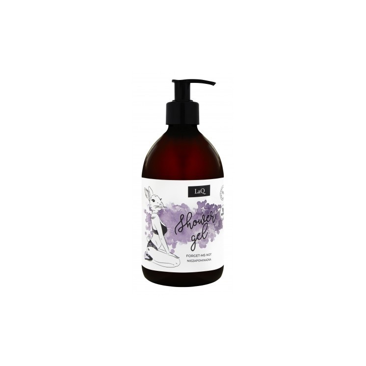 LaQ Króliczka Niezapominajka Shower gel for women with a floral fragrance 500 ml