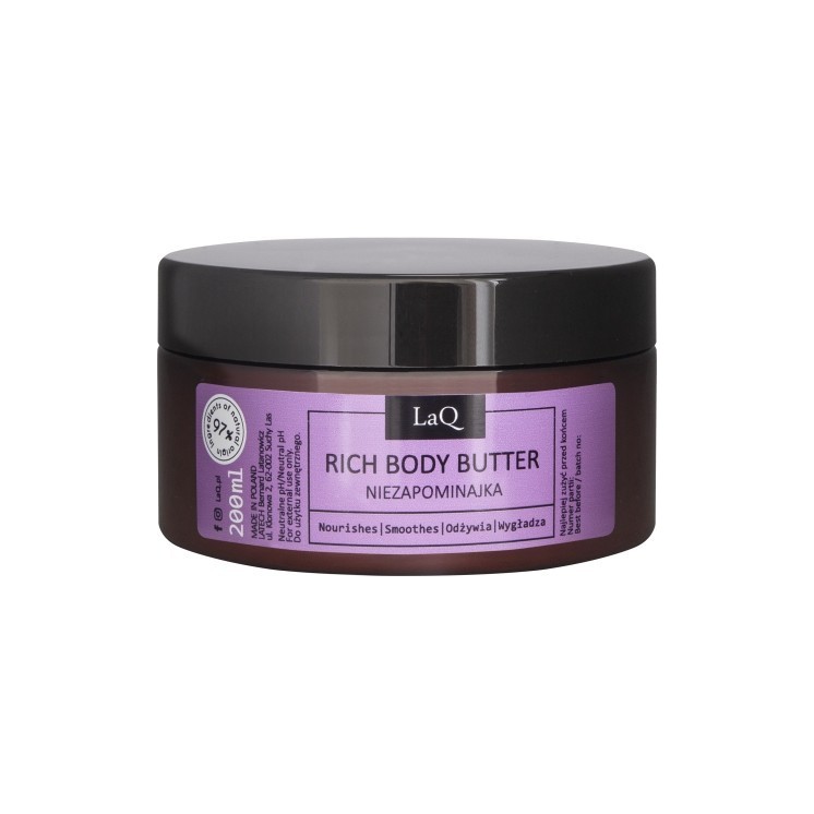 LaQ Króliczka Niezapominajka Nourishing and smoothing body butter 200 ml