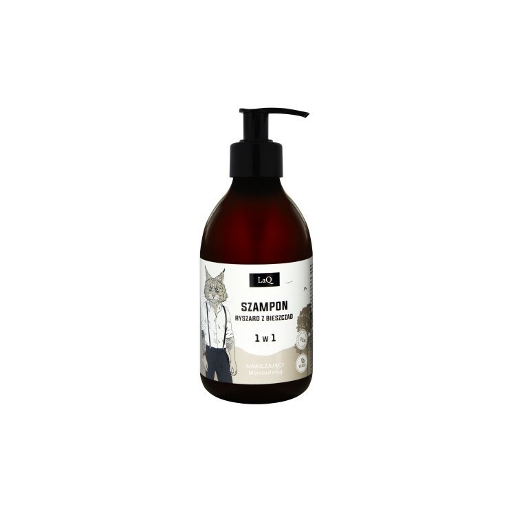 LaQ Ryszard z Bieszczad Szampon do włosów dla mężczyzn nawilżający 300 ml
