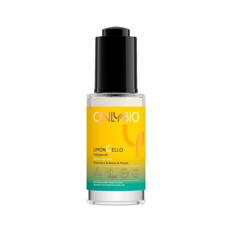 ONLYBIO Limoncello odżywcze Glow Serum Witamina C & Banan & Mango 30 ml