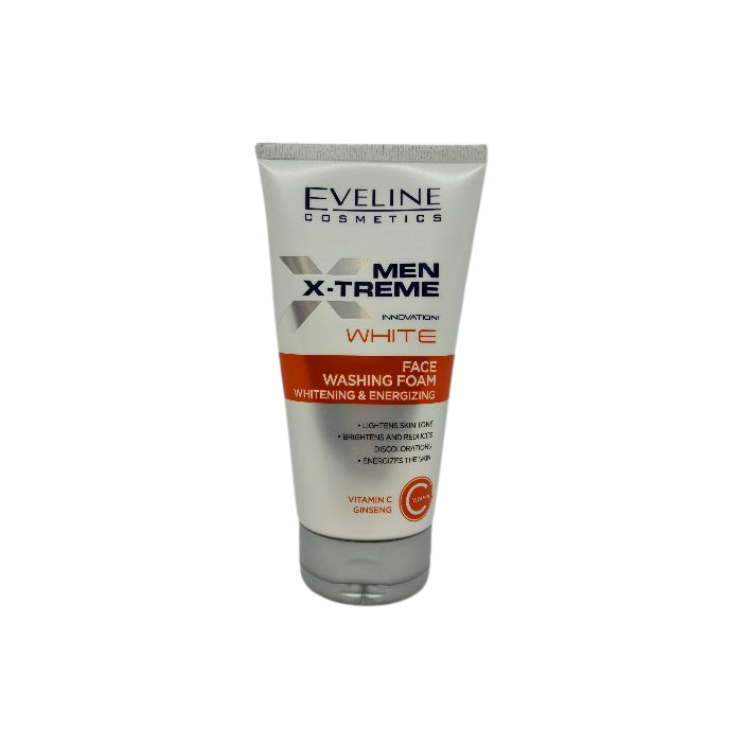 Eveline Men X-Treme Innovation! White Foam for washing the face whitening and energizing 150 ml