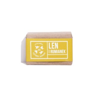 Mydlarnia Cztery Szpaki Natural Linen and Chamomile Soap 110 g