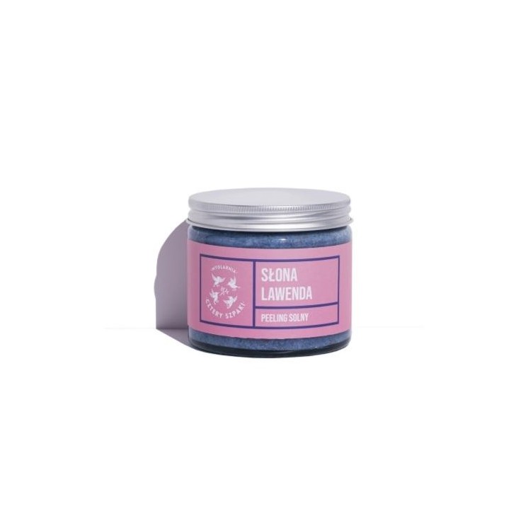 Mydlarnia Cztery Szpaki Peeling Zout Lavendel met Zee- en Himalayazout 250 ml