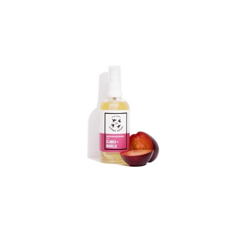 Mydlarnia Cztery Szpaki super light Body Oil Plum + Vanilla 100 ml