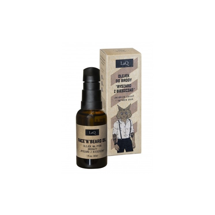 LaQ Ryszard z Bieszczad Olejek po goleniu i do brody 30 ml(31-05-2025)