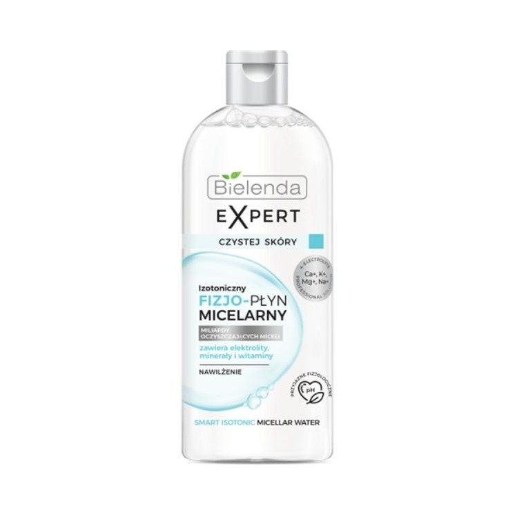 Bielenda Clean Skin Expert Detox Izotoniczny Fizjo-Płyn Micelarny Nawilżenie 400 ml
