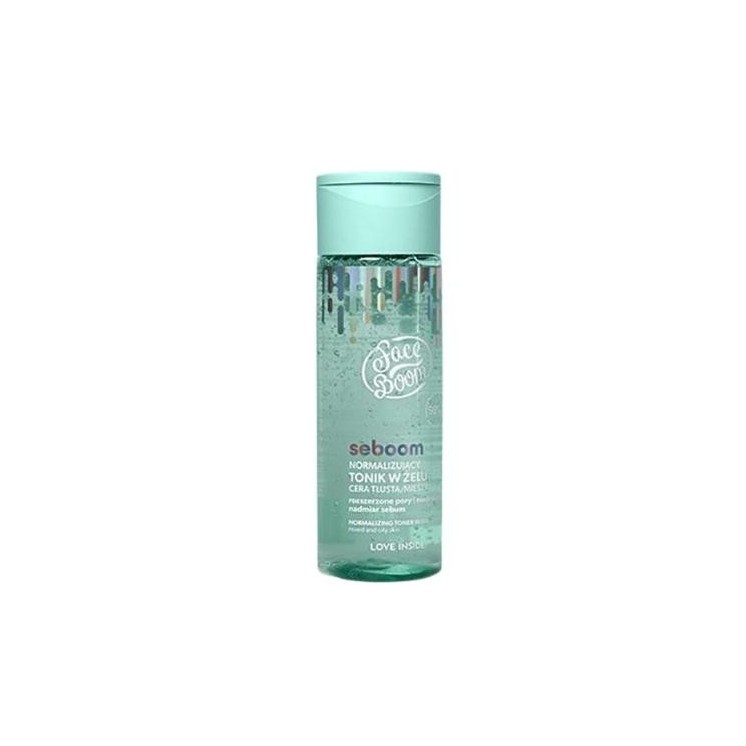 FaceBoom SEBOOM normalizujący Tonik w żelu Dopieszczający Pomagier 200 ml