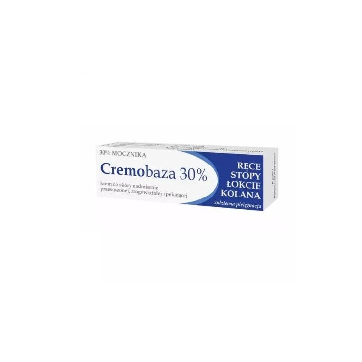 Cremobaza 30% Krem z mocznikiem do skóry nadmiernie przesuszonej, zrogowaciałej i pękającej 30 g