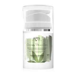 Apis Cannabis Home Care Beruhigende und regenerierende Gesichtscreme auf Basis von Hanföl 50 ml Apis Cannabis Home Care Beruhigende und regenerierende Gesichtscreme auf Basis von Hanföl 50 ml
