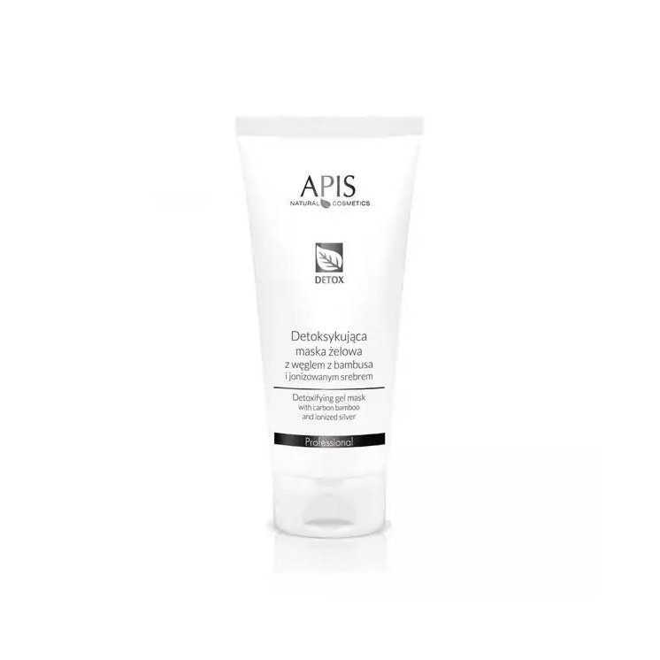 Apis Detox detoksykująca Maska żelowa z węglem z bambusa i jonizowanym srebrem 200 ml