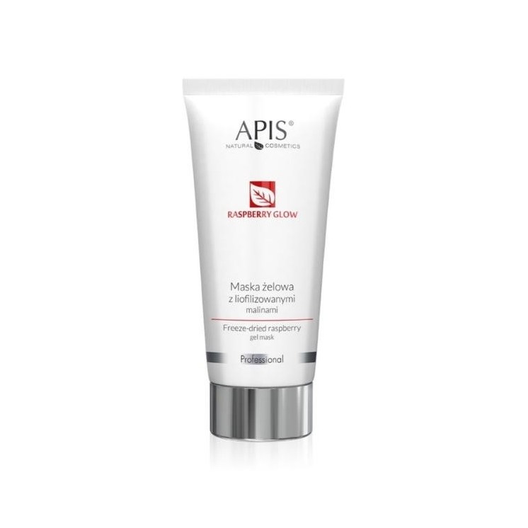 Apis Raspberry Glow Maska żelowa z liofilozowanymi malinami 200 ml