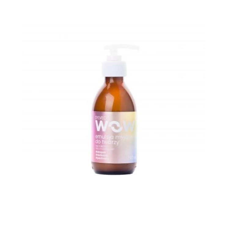 Sylveco WOW Emulsja myjąca do twarzy do cery wrażliwej i suchej Sok z brzozy i Olej z Czarnuszki 190 ml
