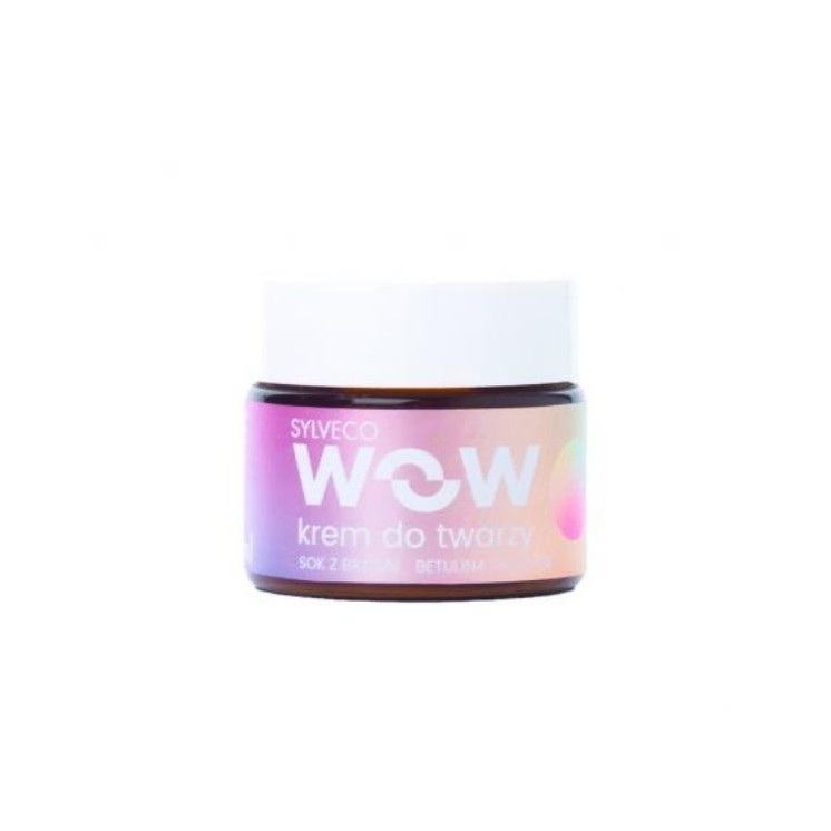 Sylveco WOW lekki Krem do pielęgnacji młodej cery na dzień i na noc Sok z brzozy, Betulina i Ksylitol 50 ml