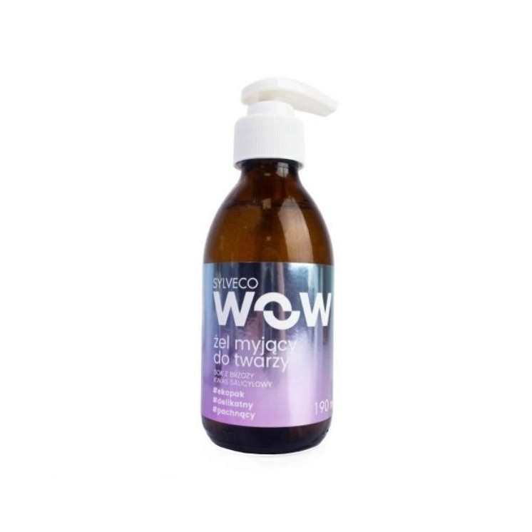 Sylveco WOW mild washing gel for skin with acne lesions and enlarged pores Birch juice and Salicylic Acid 190
