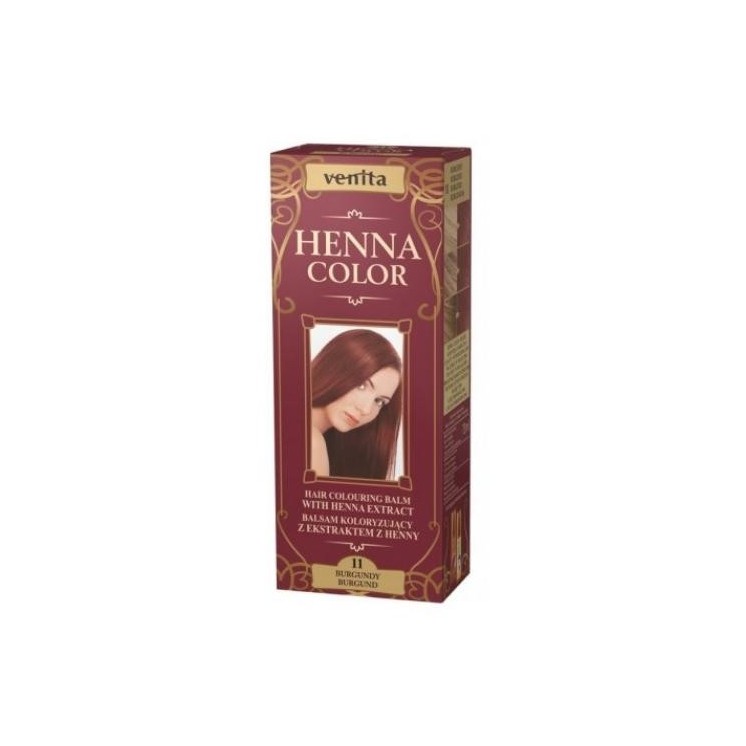 Venita Henna Color Balsam koloryzujący z ekstraktem z henny /11/ Burgund 75 ml