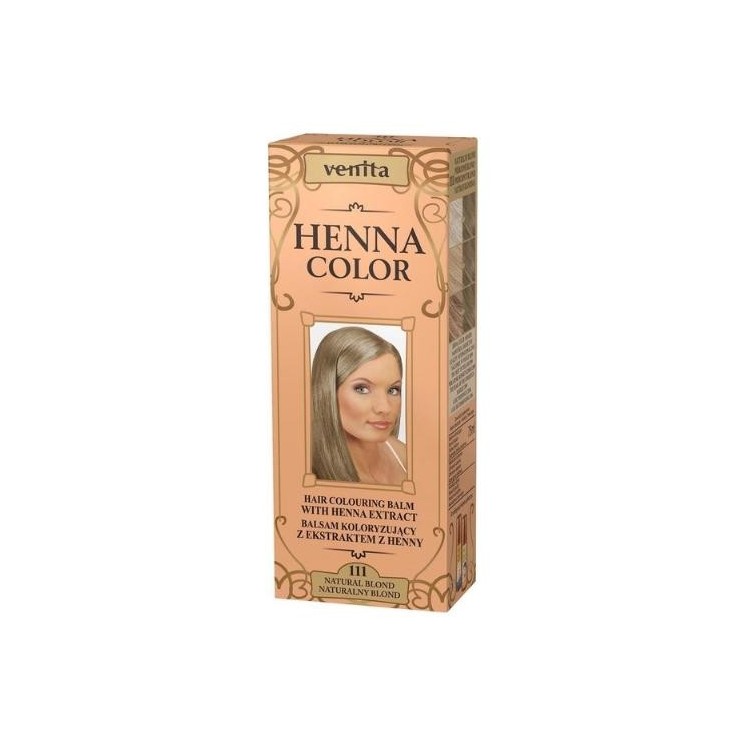 Venita Henna Color Balsam koloryzujący z ekstraktem z henny /111/ Natural Blond 75 ml