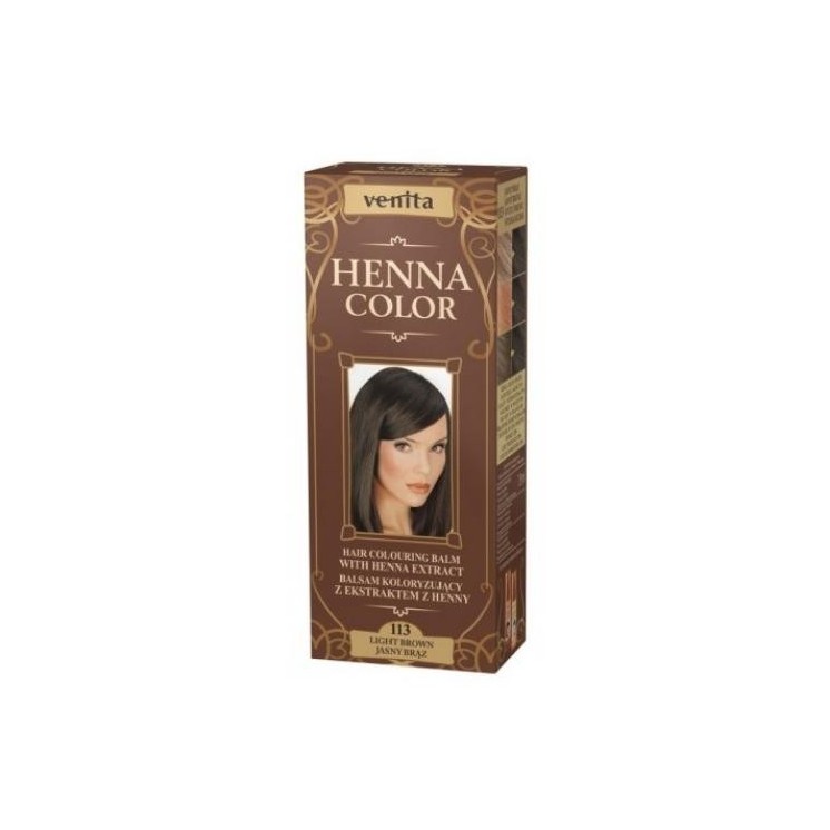 Venita Henna Color Balsam koloryzujący z ekstraktem z henny /113/ Jasny Brąz 75 ml