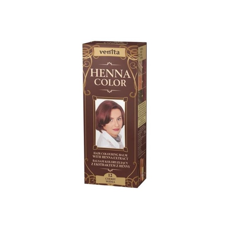 Venita Henna Color Balsam koloryzujący z ekstraktem z henny /12/ Wiśnia 75 ml
