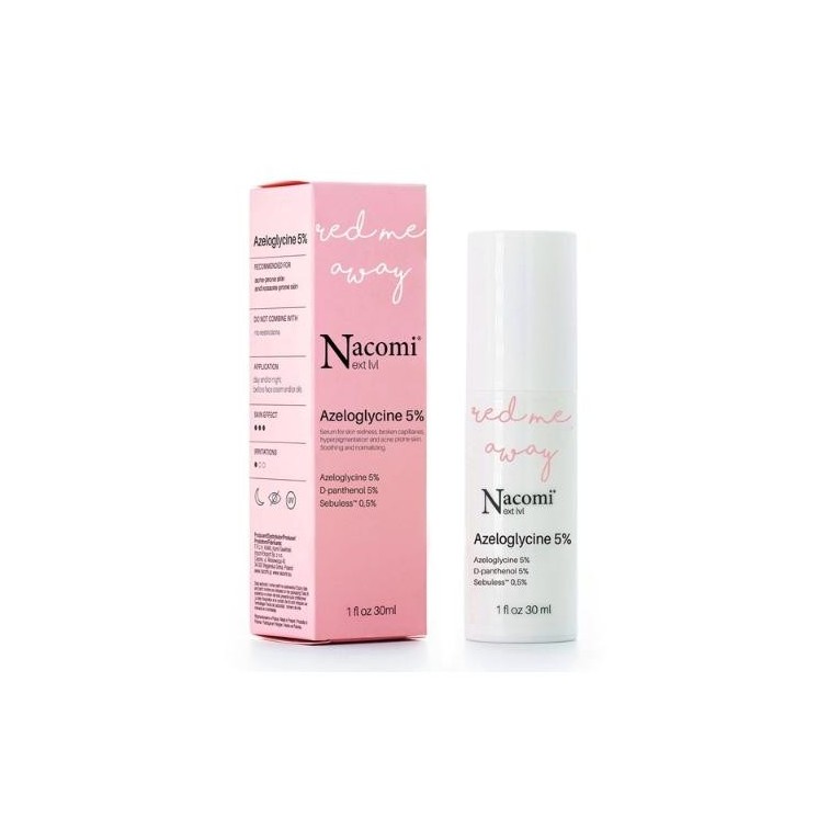 Nacomi Next Level Serum do twrzy do skóry naczynkowej Azeloglycine 5% 30 ml