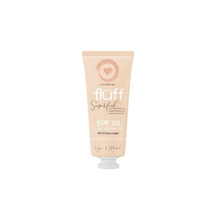 Fluff Krem do twarzy na dzień wyrównujący koloryt SPF50 50 ml