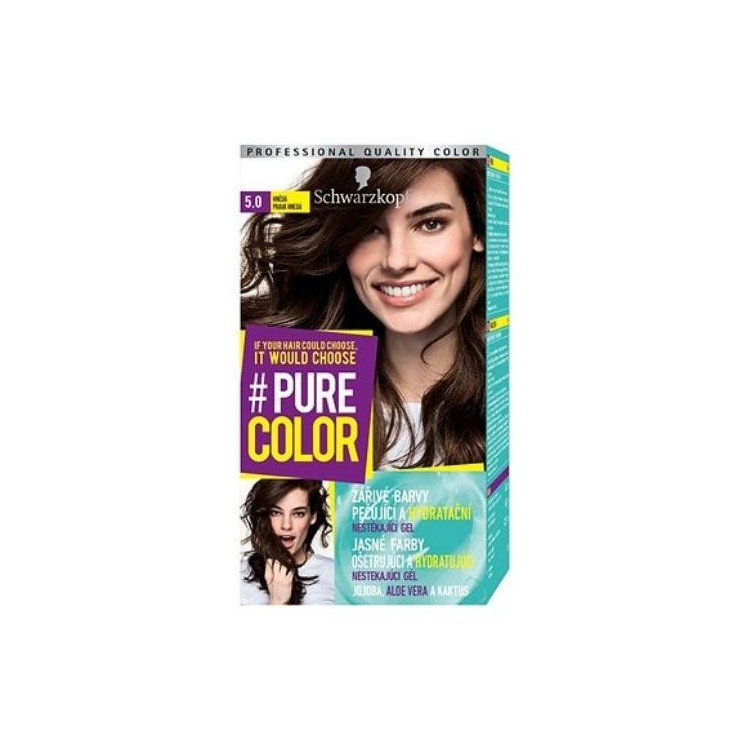 Schwarzkopf  Pure Color Farba do włosów /5.0/ Po Prostu Brąz