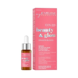 Eveline Beauty & Glow Dragon Blood! Відлущувальна Serum з комплексом AHA 30% і BHA 2% 18 мл