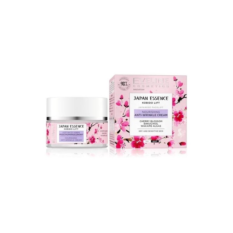 Крем для обличчя Eveline Japan Essence живильний проти зморшок 50 мл