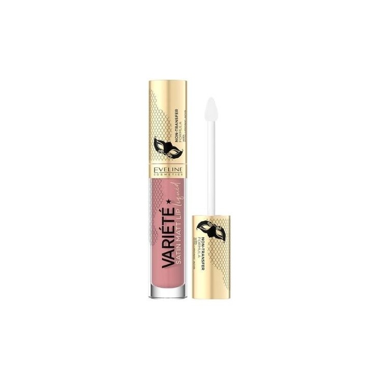 Eveline Variete Satin Pomadka w płynie z kwasem hialuronowym /02/ Raspberry Cream 4,5 ml