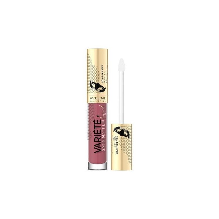 Eveline Variete Satin Pomadka w płynie z kwasem hialuronowym /03/ Berry Shake 4,5 ml
